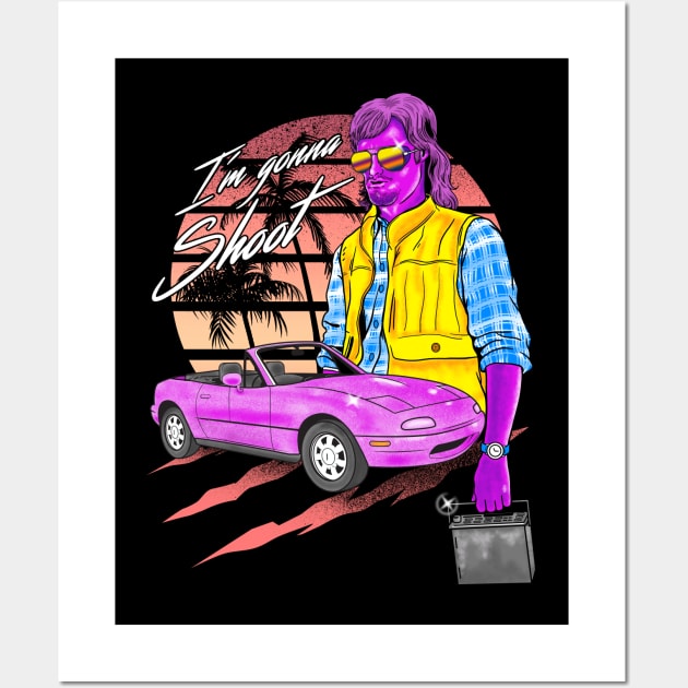 Classic MacGruber Synthwave Wall Art by wolfkrusemark